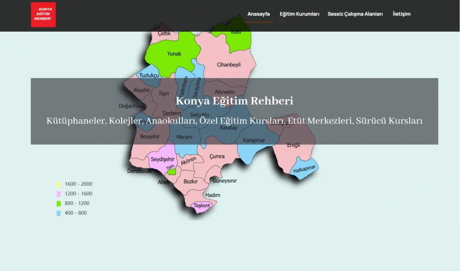 Konya eğitim kurumlari rehberi
