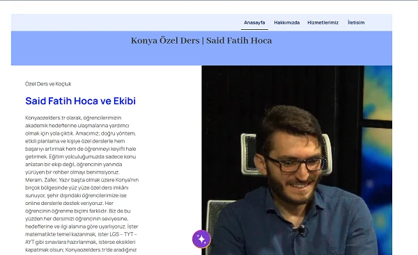 Said Fatih Hoca - Konya Özel Ders ve Eğitim Koçluğu Hizmetleri
