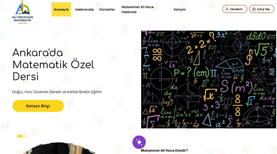 Muhammed Ali Hoca – Ankara Özel Ders Sitesi